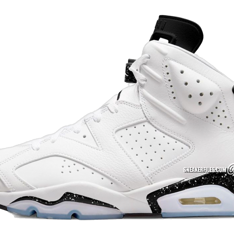 Nike Men's Jordan 6 Retro Shoes - White / Black