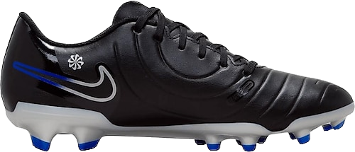 Nike Men's Tiempo Legend 10 Club Soccer Shoes - Black / Chrome / Hyper Royal