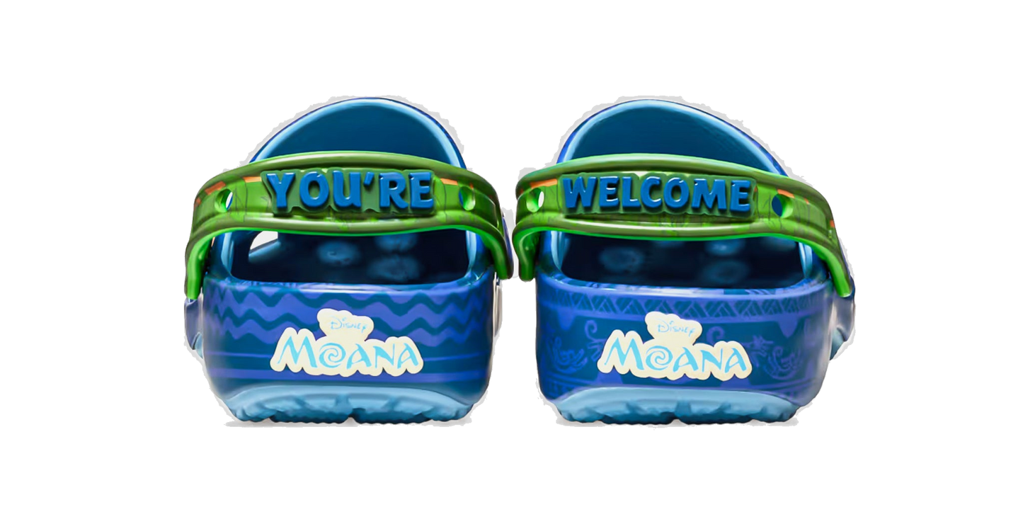 Crocs Kids' Disney Maui Classic Clog Shoes - Blue / Green