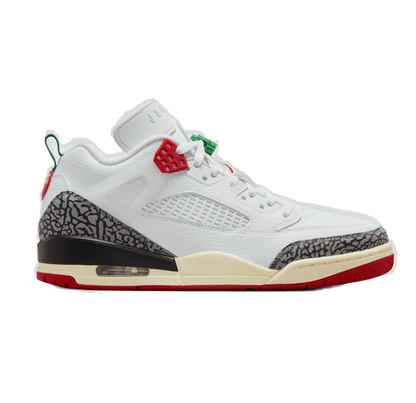 Nike Men's Jordan Spizike Low Shoes - White / Black / Sail / Varsity Red