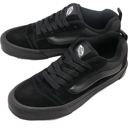 Vans Men's Knu Skool Shoes - Black / Black