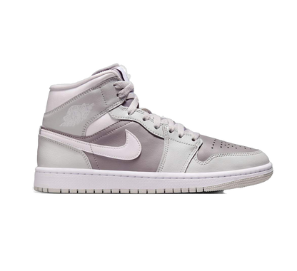 Nike Women's Jordan 1 Mid Shoes - Photon Dust / White / Atmosphere Grey