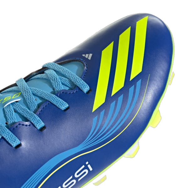 Adidas Men's F50 Messi Club Shoes - Royal Blue / Solar Yellow / Semi Blue Burst