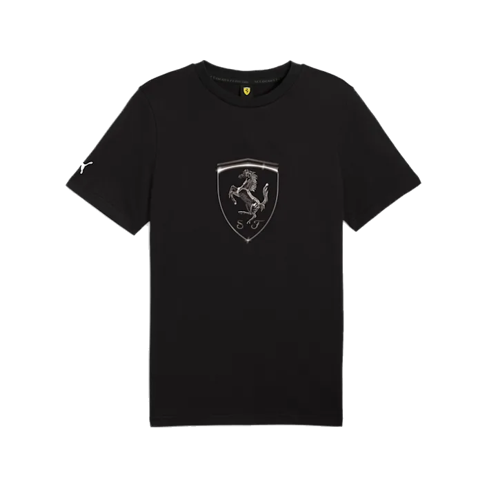 Puma Men's Scuderia Ferrari Race Tonal Big Shield Tee - Black