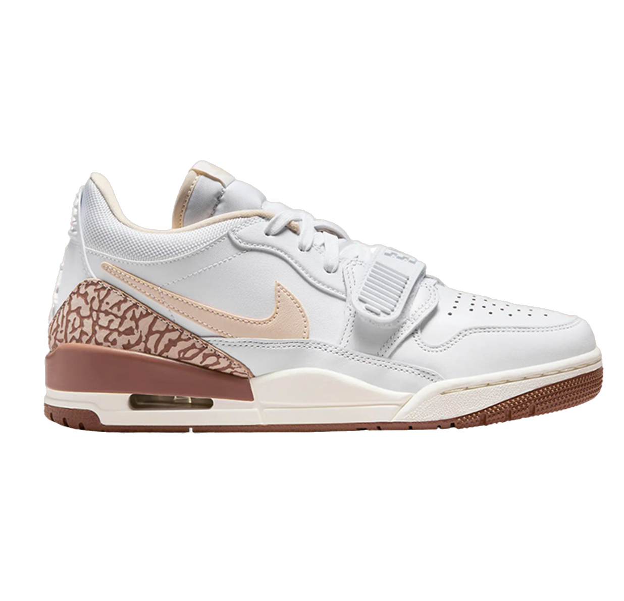 Nike Women's Jordan Legacy 312 Low Shoes - White / Pink Oxford / Archaeo Brown / Sail