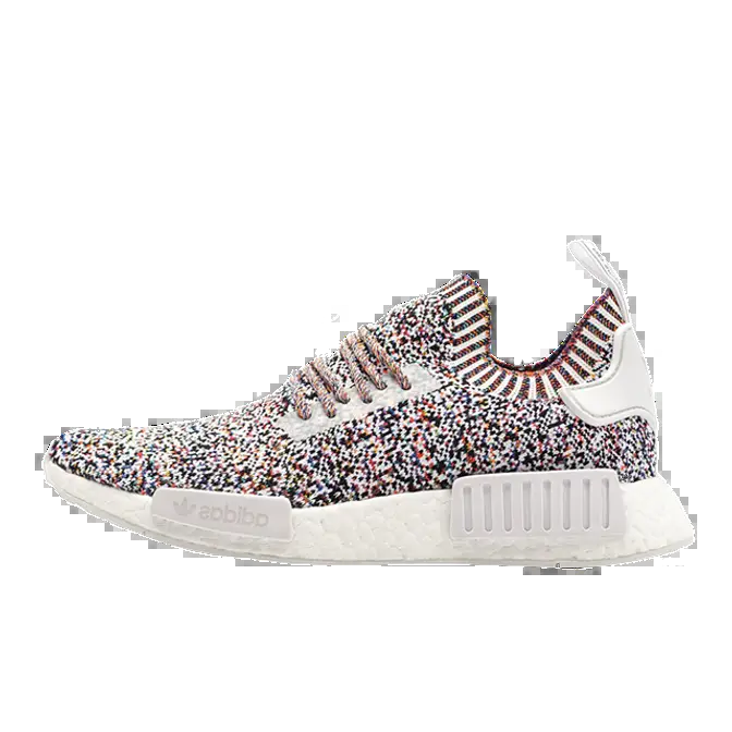 Adidas Men's Nmd R1 Shoes - Core White / Multi-Color