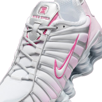 Nike Women's Shox Tl Shoes - Metallic Platinum / Pinksicle / Pink Foam / White / Flat Silver