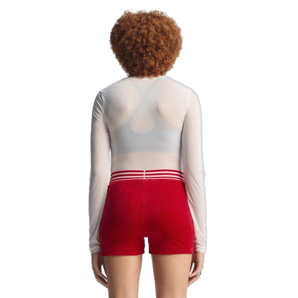 Adidas Women's Winterized Booty Shorts - Better Scarlet
