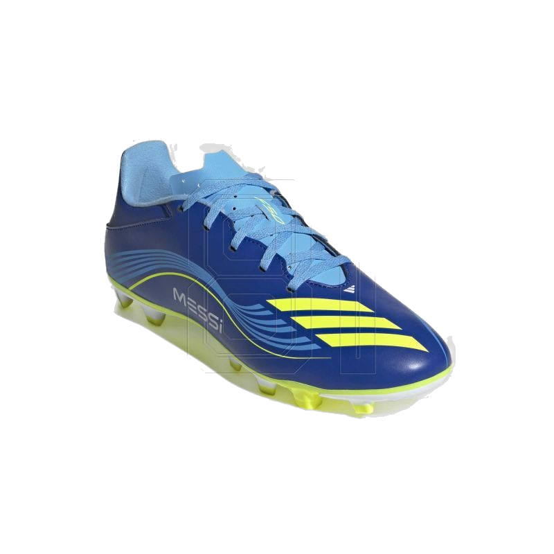 Adidas Men's F50 Messi Club Shoes - Royal Blue / Solar Yellow / Semi Blue Burst