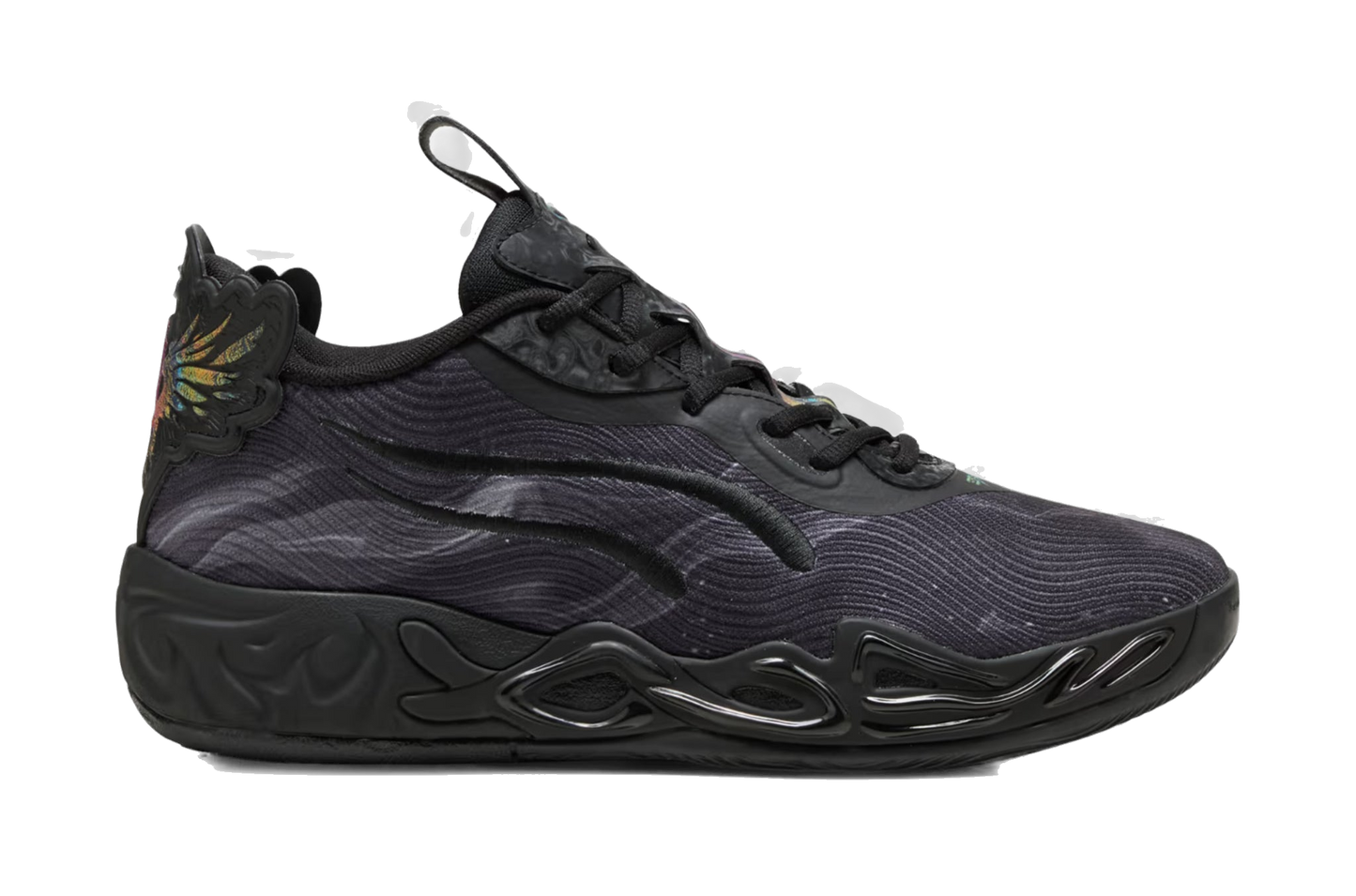 Puma Men's Mb.04 Lo Team Shoes - Black / Dark Amethyst