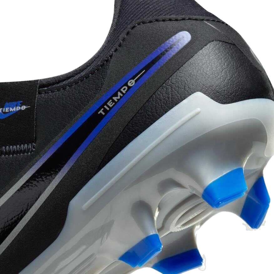 Nike Men's Tiempo Legend 10 Academy Soccer Shoes - Black / Chrome / Hyper Royal