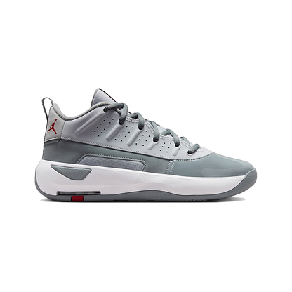 Nike Men's Jordan Max Aura 7 Shoes - Wolf Grey / Cool Grey / White / Varsity Red