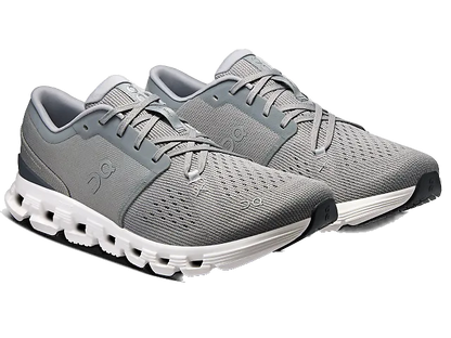 On Running Men's Cloud X 4 Shoes - Alloy / Ivory