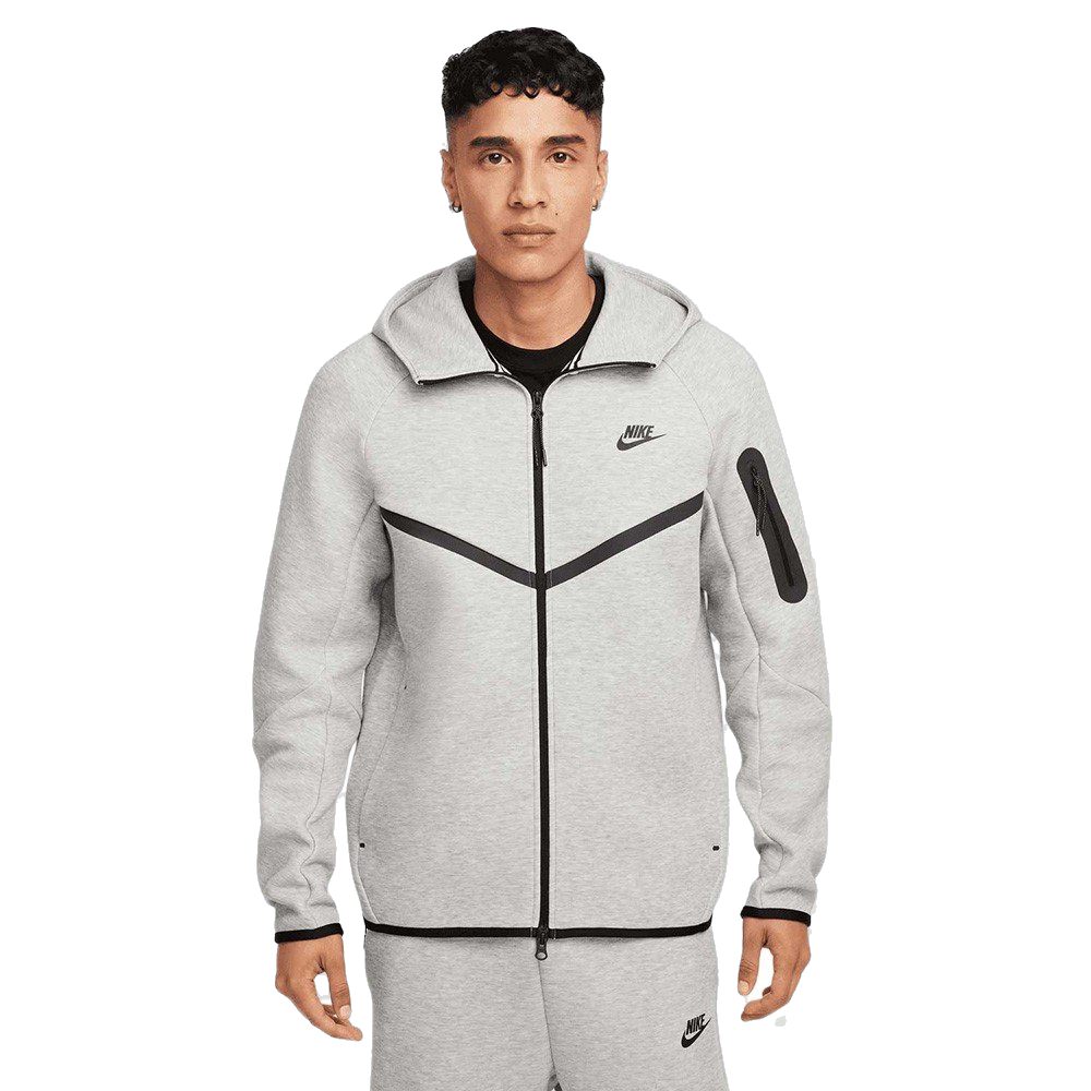 Nike Men's Tech Fleece Windrunner Full-Zip Jacket - Dark Grey Heather / Black
