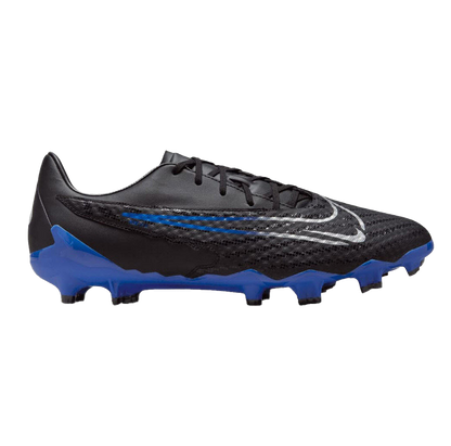 Nike Men's Phantom Gx Academy Soccer Shoes - Black / Chrome / Hyper Royal