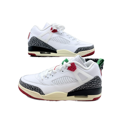 Nike Men's Jordan Spizike Low Shoes - White / Black / Sail / Varsity Red
