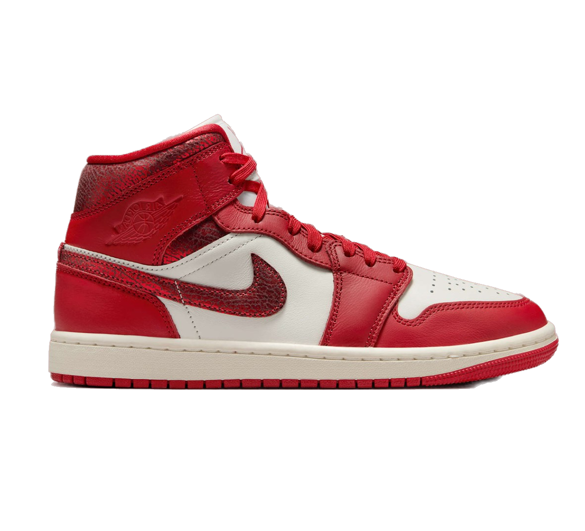 Nike Women's Air Jordan 1 Mid Se Shoes - Sail / Team Red / Varsity Red