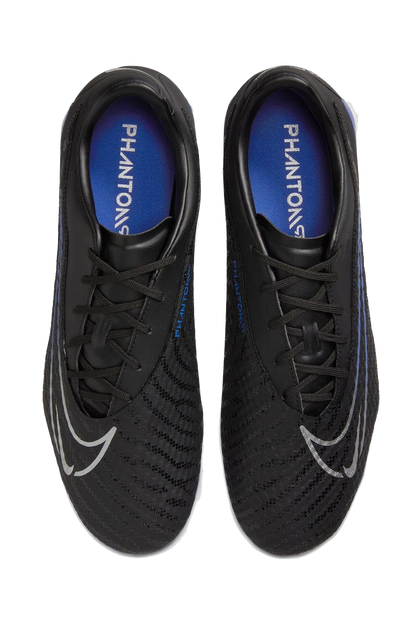 Nike Men's Phantom Gx Academy Soccer Shoes - Black / Chrome / Hyper Royal