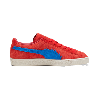 Puma Men's Suede One Piece Buggy Shoes - Red / Ultra Blue