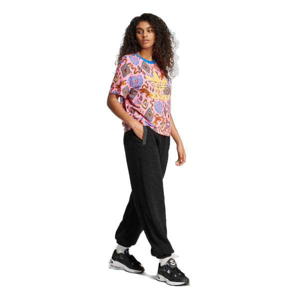 Adidas Women's Adidas X Farm Rio Trefoil Tee Apparel - True Pink