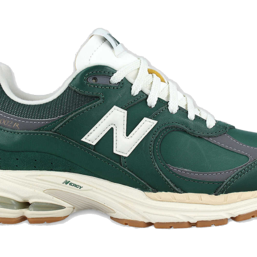 New Balance Men's 2002r Shoes - Nightwatch Green / Grey / White
