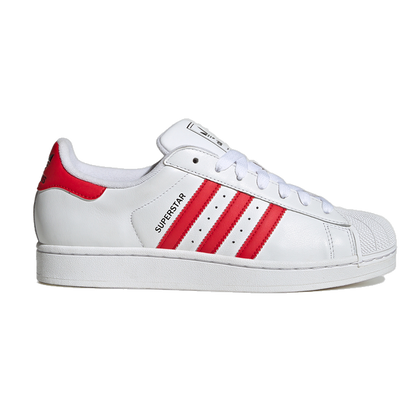 Adidas Men's Superstar Ii Shoes - Cloud White / Better Scarlet / Core Black
