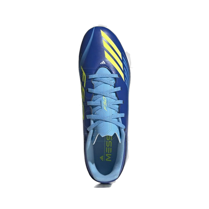 Adidas Men's F50 Messi Club Shoes - Royal Blue / Solar Yellow / Semi Blue Burst