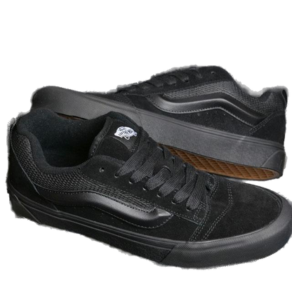 Vans Men's Knu Skool Shoes - Black / Black