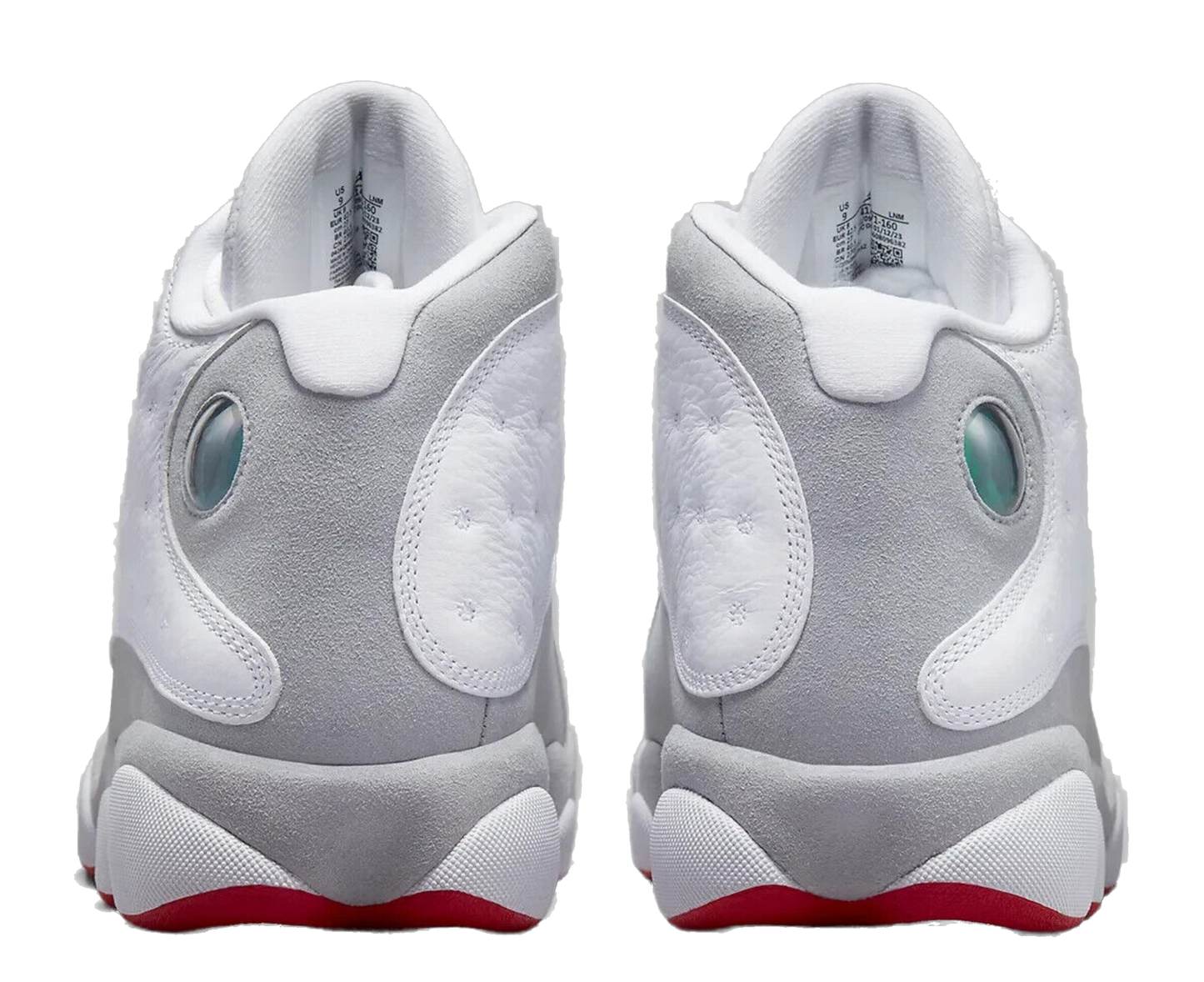Nike Kids' Jordan 13 Retro Shoes - White / True Red / Wolf Grey