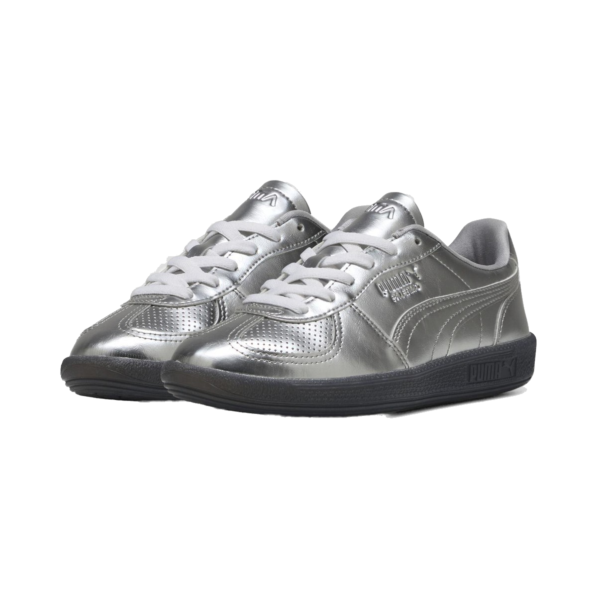 Puma Women's Palermo Astro Escape Shoes - Silver / Black