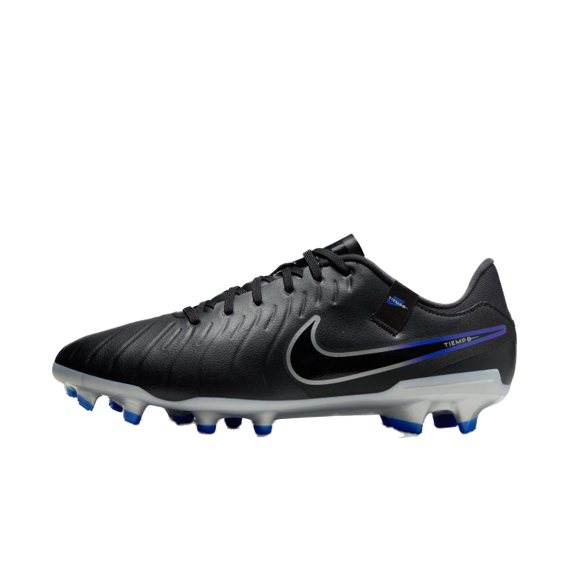 Nike Men's Tiempo Legend 10 Academy Soccer Shoes - Black / Chrome / Hyper Royal