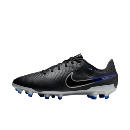Nike Men's Tiempo Legend 10 Academy Soccer Shoes - Black / Chrome / Hyper Royal