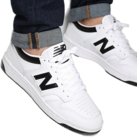 New Balance Men's 480 Shoes - White / Black
