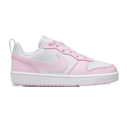 Nike Kids' Court Borough Low Recraft Shoes - Pink Foam / White