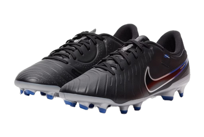 Nike Men's Tiempo Legend 10 Academy Soccer Shoes - Black / Chrome / Hyper Royal