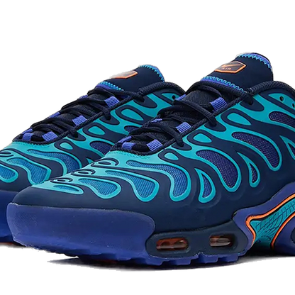 Nike Men's Air Max Plus Drift Shoes - Midnight Navy / Dusty Cactus / Persian Violet / Total Orange