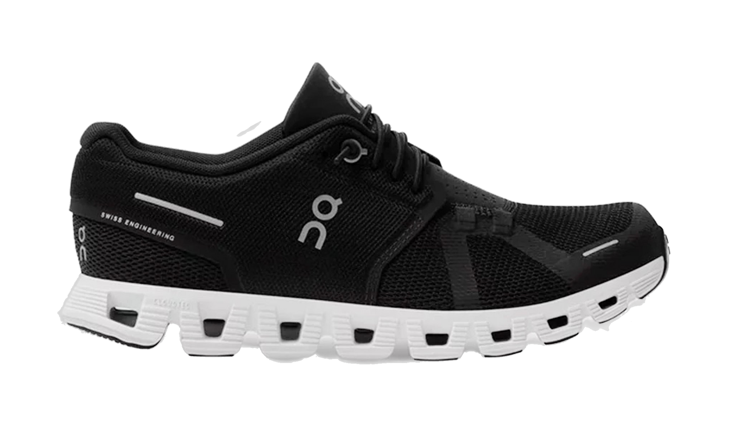 On Running Men's Cloud 5 Shoes - Black / White