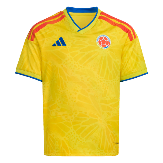 Adidas Kids' Colombia 2026 Youth Home Jersey - Yellow