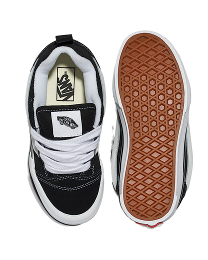 Vans Kids' Knu Skool Shoes - Black / True White