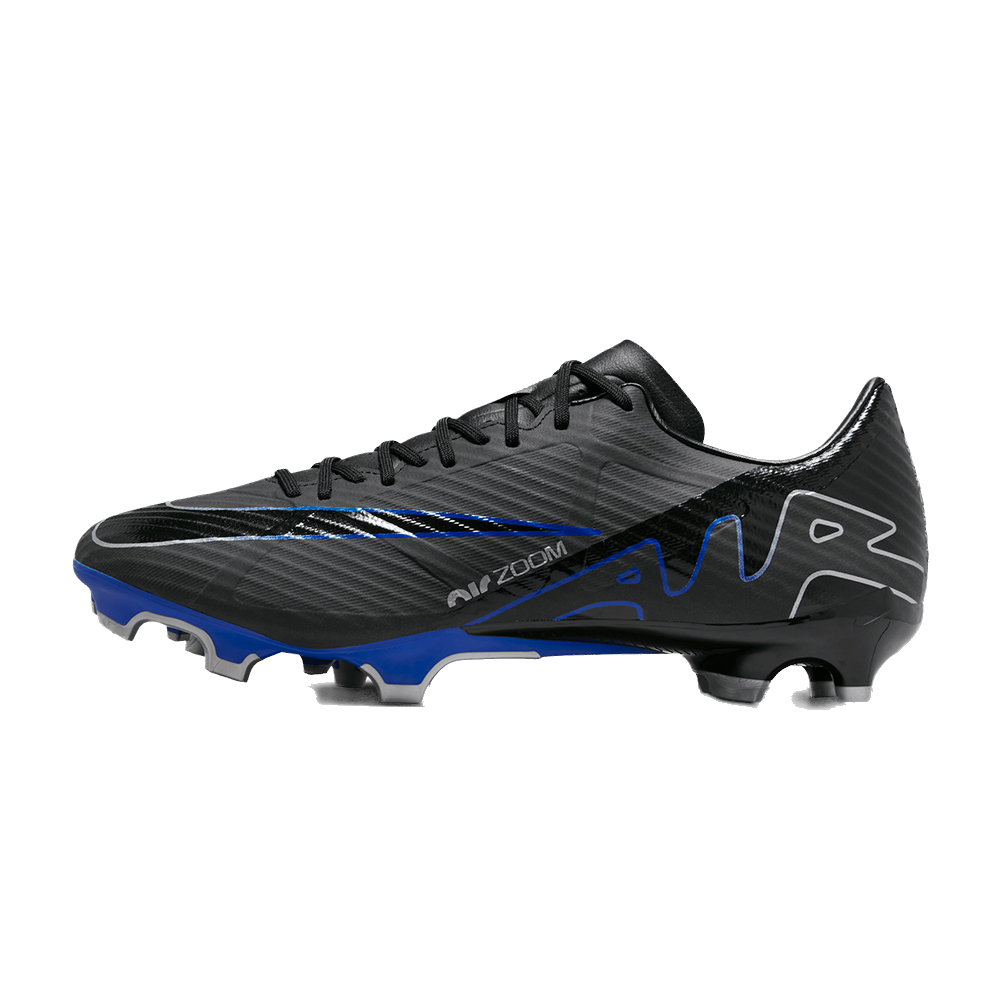 Nike Men's Mercurial Vapor 15 Academy Soccer Shoes - Black / Chrome / Hyper Royal