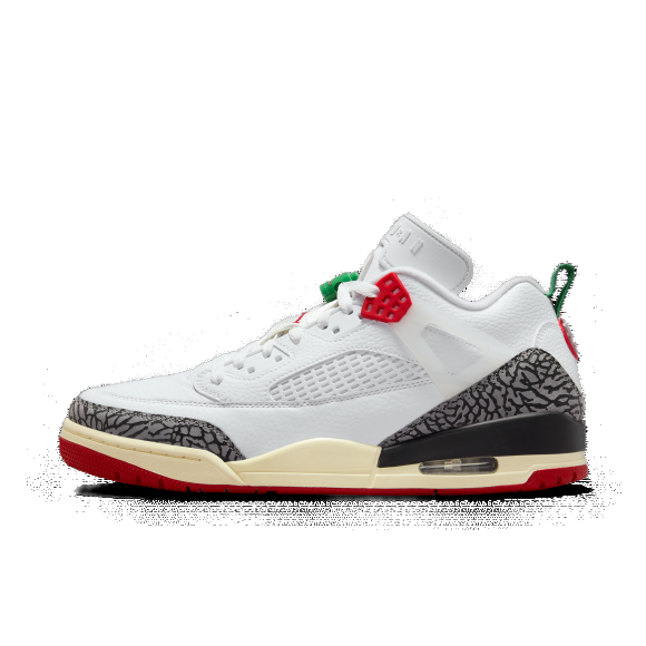 Nike Men's Jordan Spizike Low Shoes - White / Black / Sail / Varsity Red