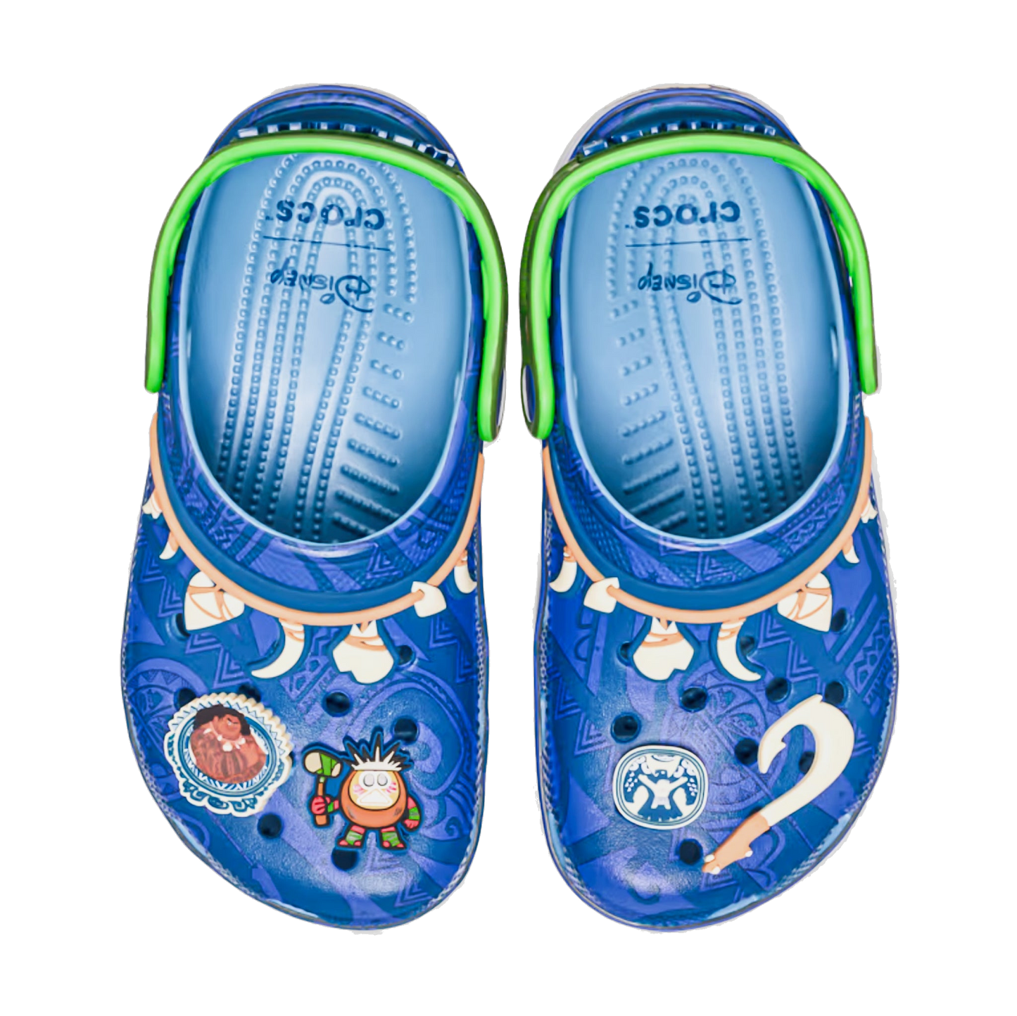 Crocs Kids' Disney Maui Classic Clog Shoes - Blue / Green