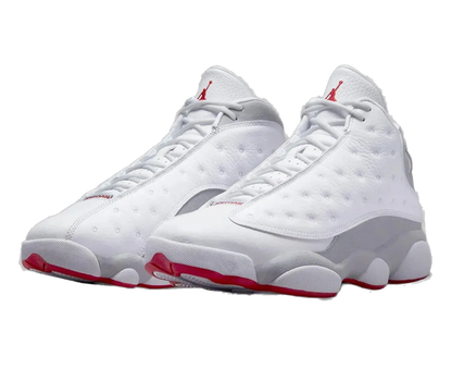 Nike Kids' Jordan 13 Retro Shoes - White / True Red / Wolf Grey