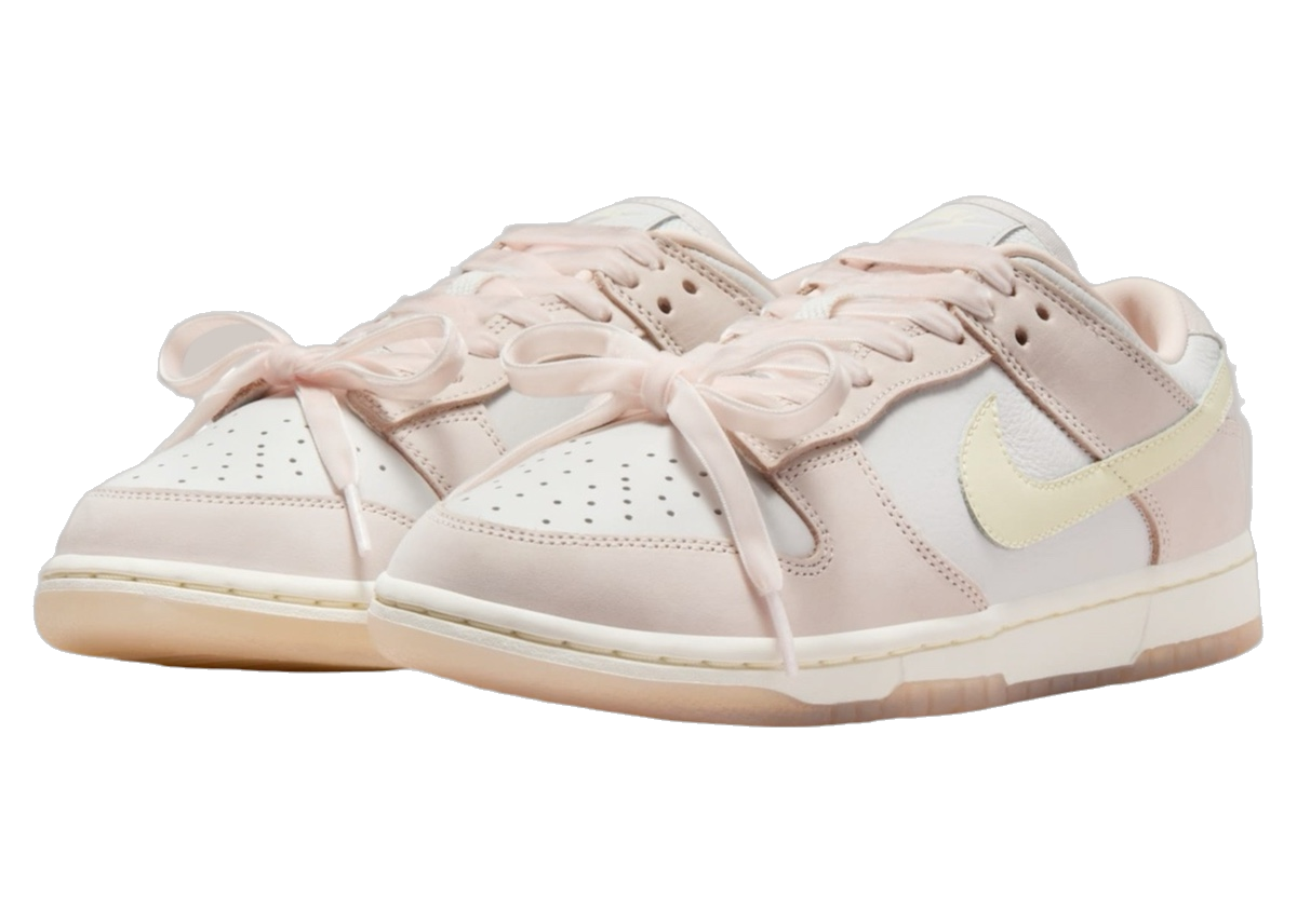 Nike Women's Dunk Low Premium Shoes - Light Soft Pink / Platinum Tint / Coconut Milk