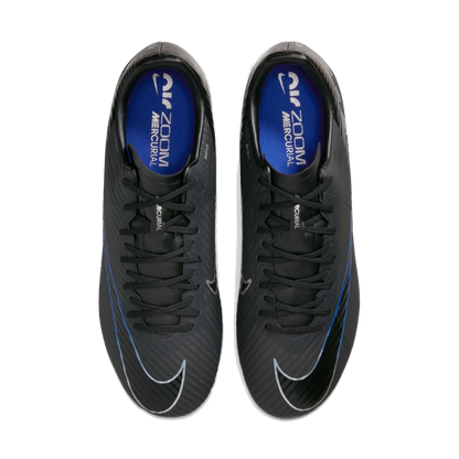 Nike Men's Mercurial Vapor 15 Academy Soccer Shoes - Black / Chrome / Hyper Royal