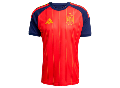 Adidas Men's Spain 26 Home Jersey - Vivid Red / Dark Blue