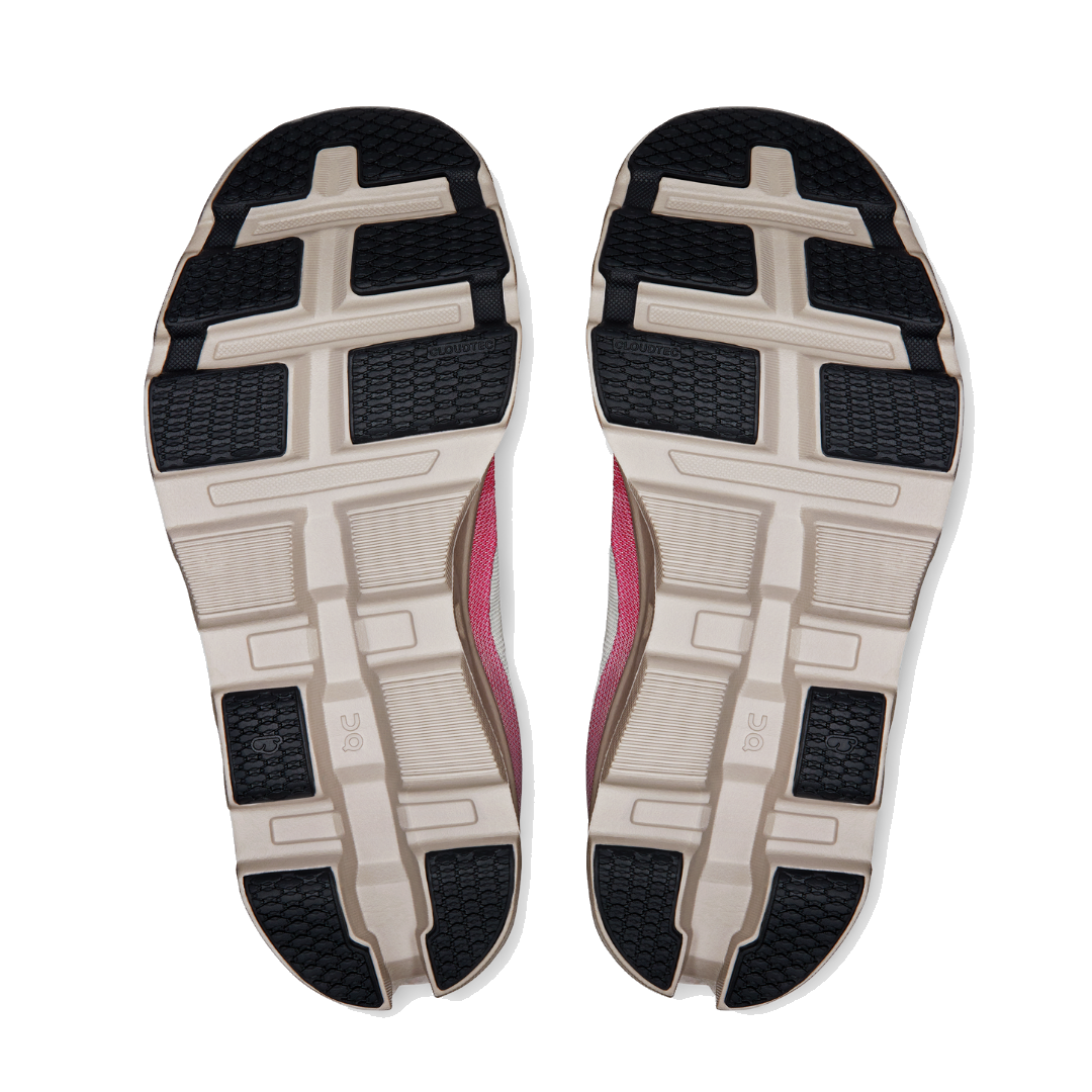 On Running Women's Cloudmonster 2 Shoes - Ivory / Red