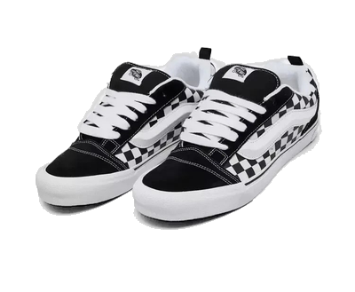Vans Men's Knu Skool Shoes - Black / White
