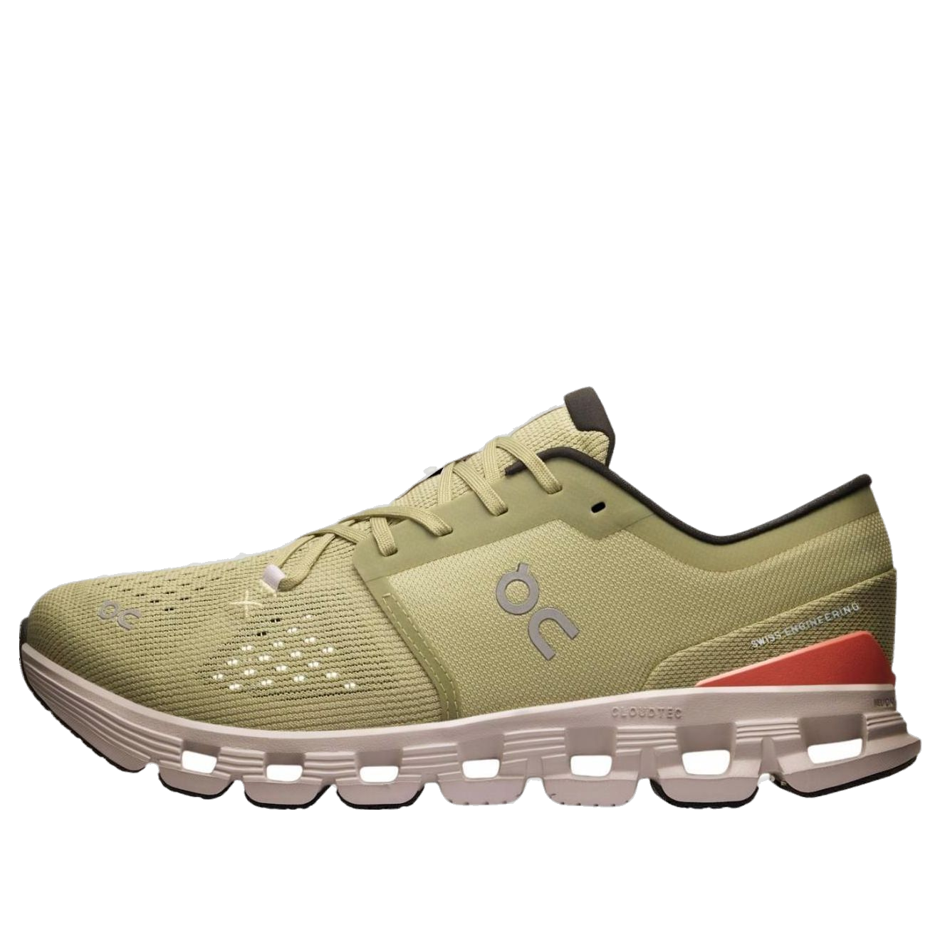 On Men's Cloud X 4 Shoes - Caper / Salmon