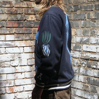 Run Sit & Bike Varsity Jacket